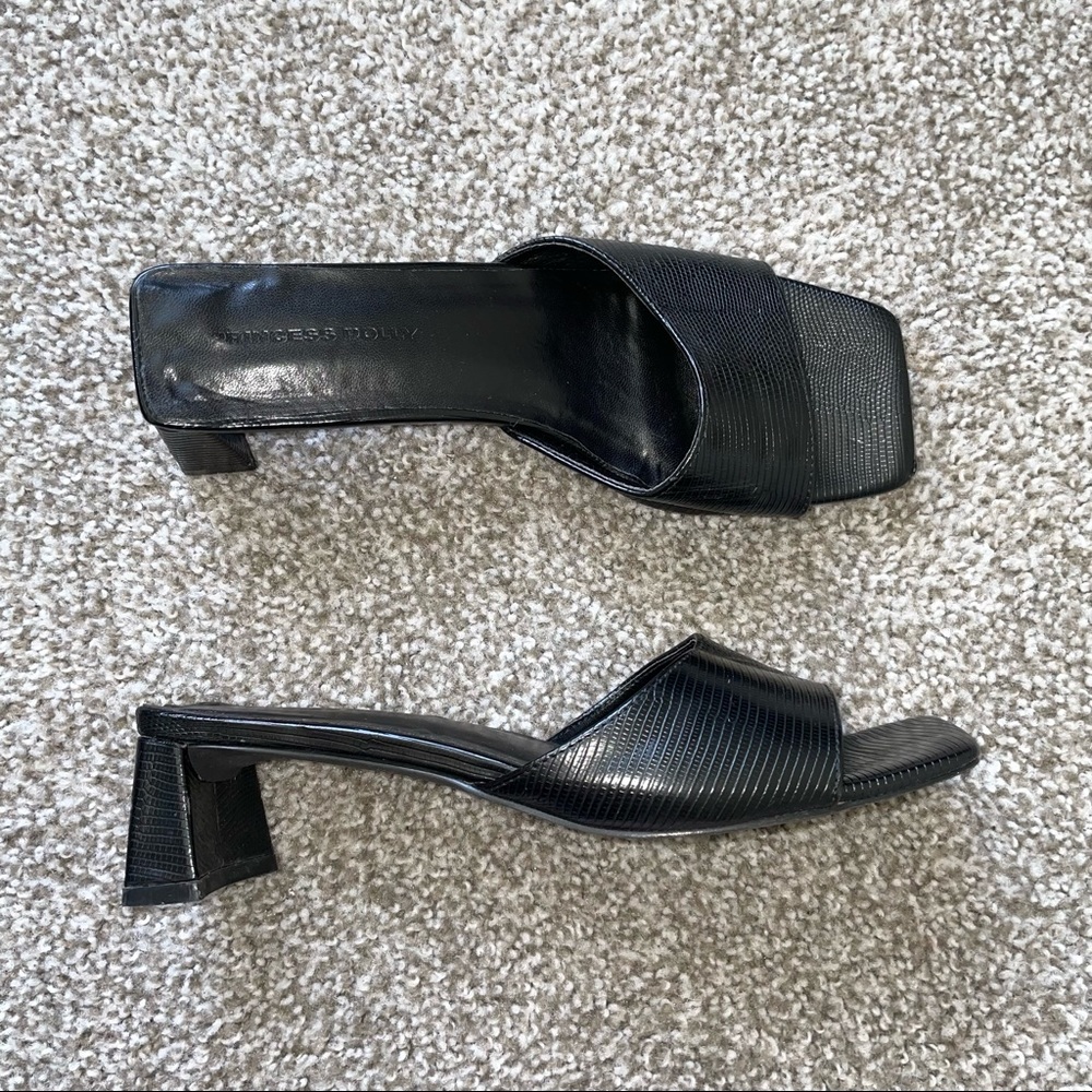 Princess Polly Black Heels